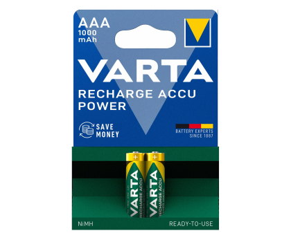 Bateria lub akumulatorek VARTA Recharge Accu Power AAA 1000mAh (2 szt.) 5703301402